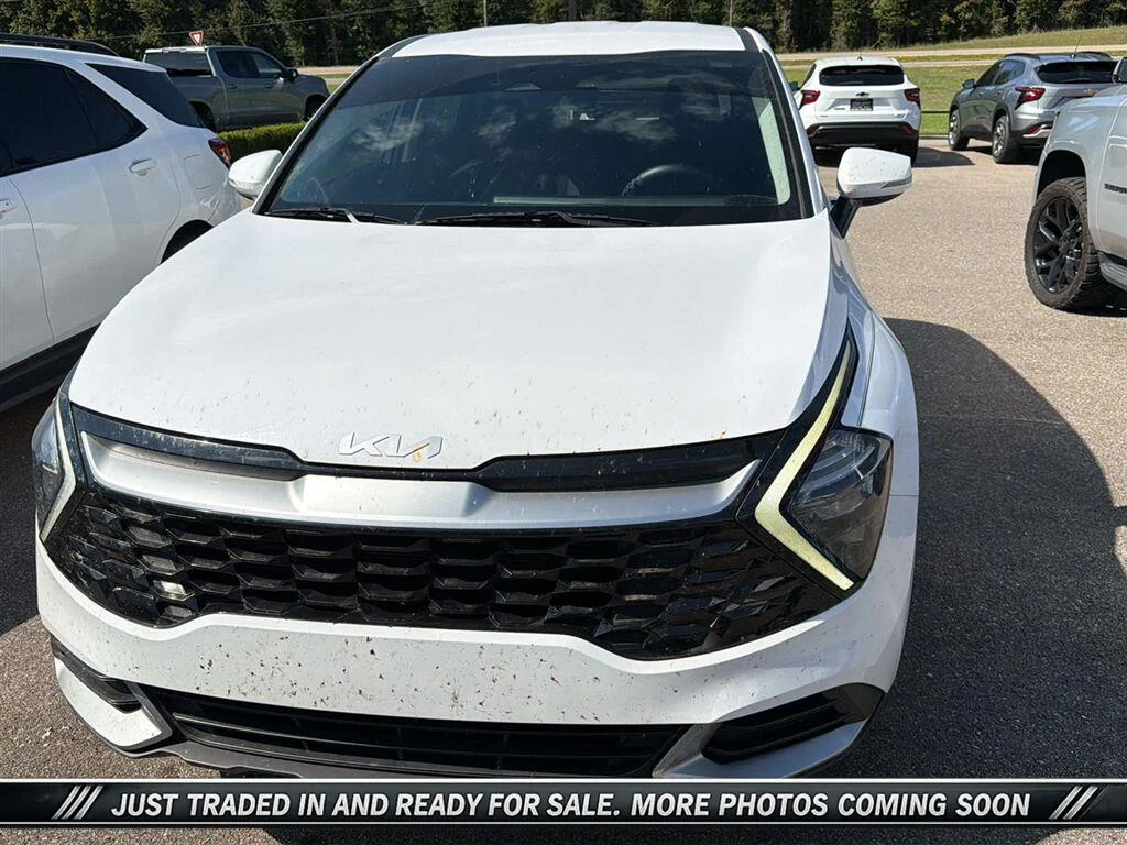 Used 2023 Glacial White Pearl Kia EX image 1