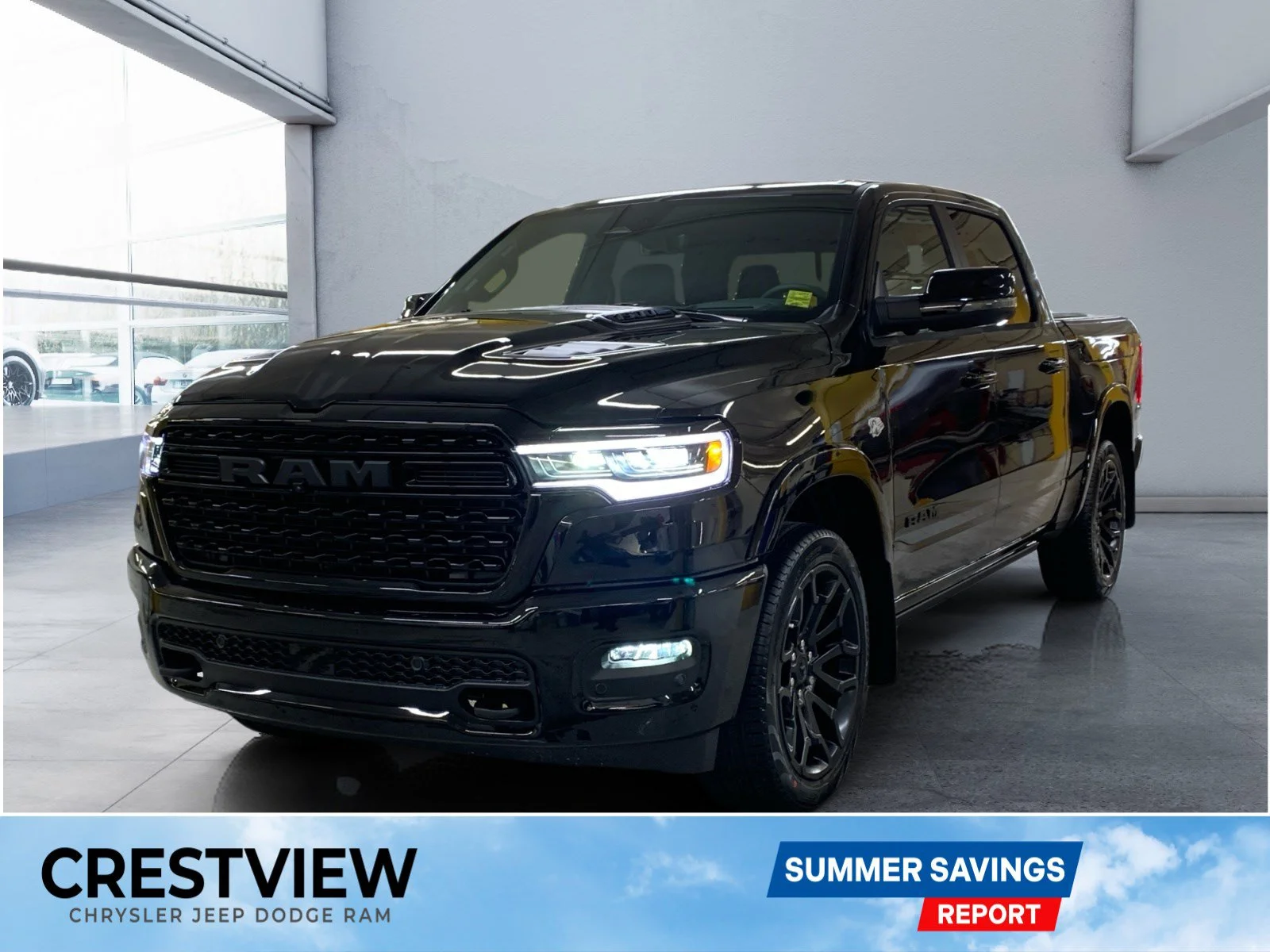 New 2026 Diamond Black Crystal Pearl Ram Limited image 1