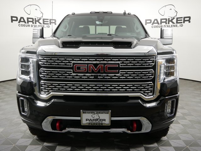 Used 2021 Ebony Twilight Metallic GMC Crew Cab Denali w/ Ultimate Pkg image 3