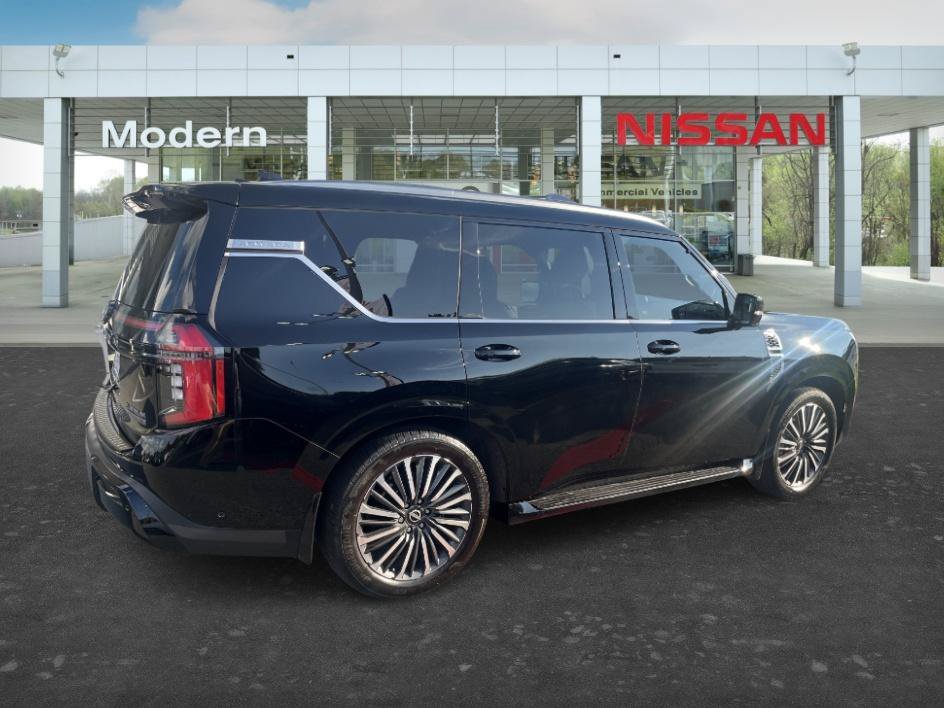 Used 2025 Super Black Nissan Platinum Reserve image 4