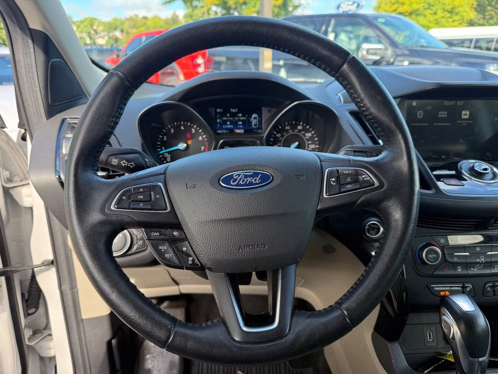 Certified Used 2019 White Platinum Clearcoat Metallic Ford Titanium image 10