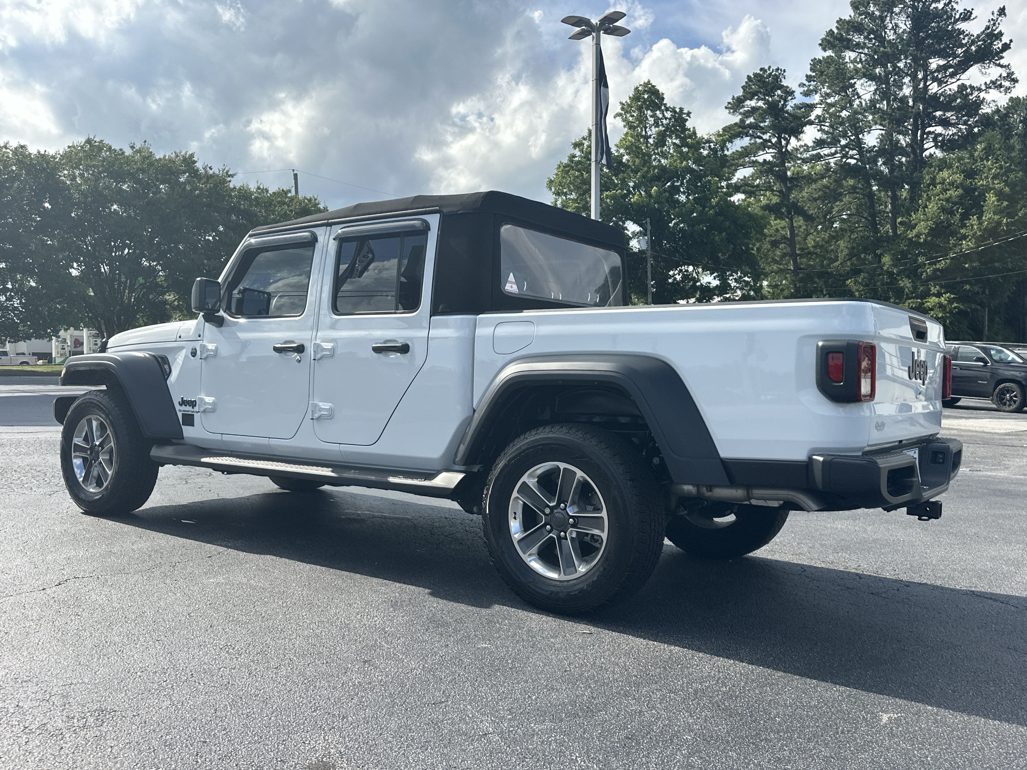 Used 2024 Bright White Clearcoat Jeep Sport image 6