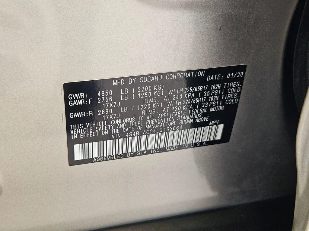 Used 2020 Tungsten Metallic Subaru Premium image 33