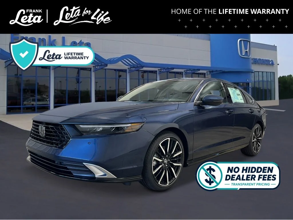 New 2026 Canyon River Blue Metallic Honda Touring Hybrid image 1