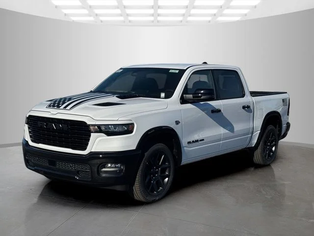 New 2026 Bright White Clear-Coat Exterior Paint RAM LARAMIE image 3