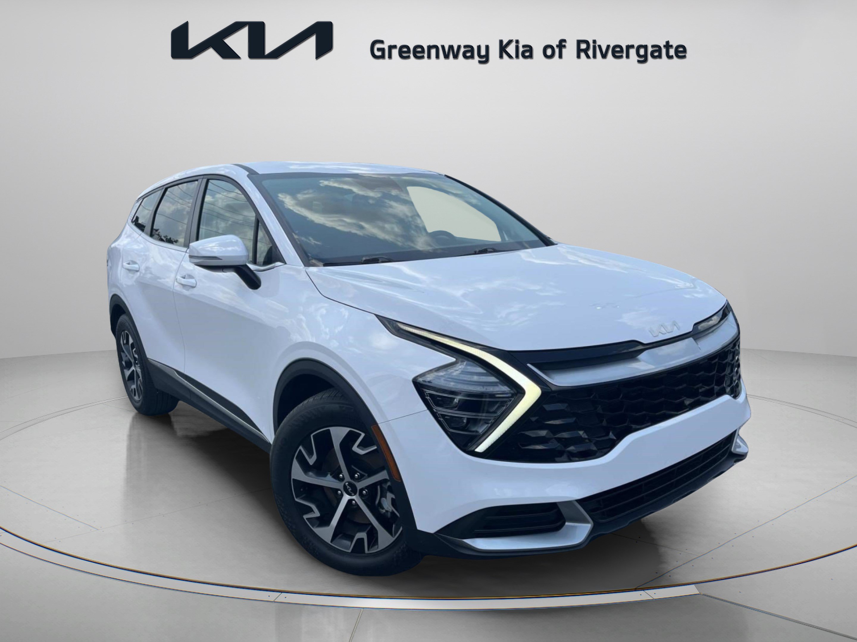 Used 2025 Glacial White Pearl Kia EX image 1