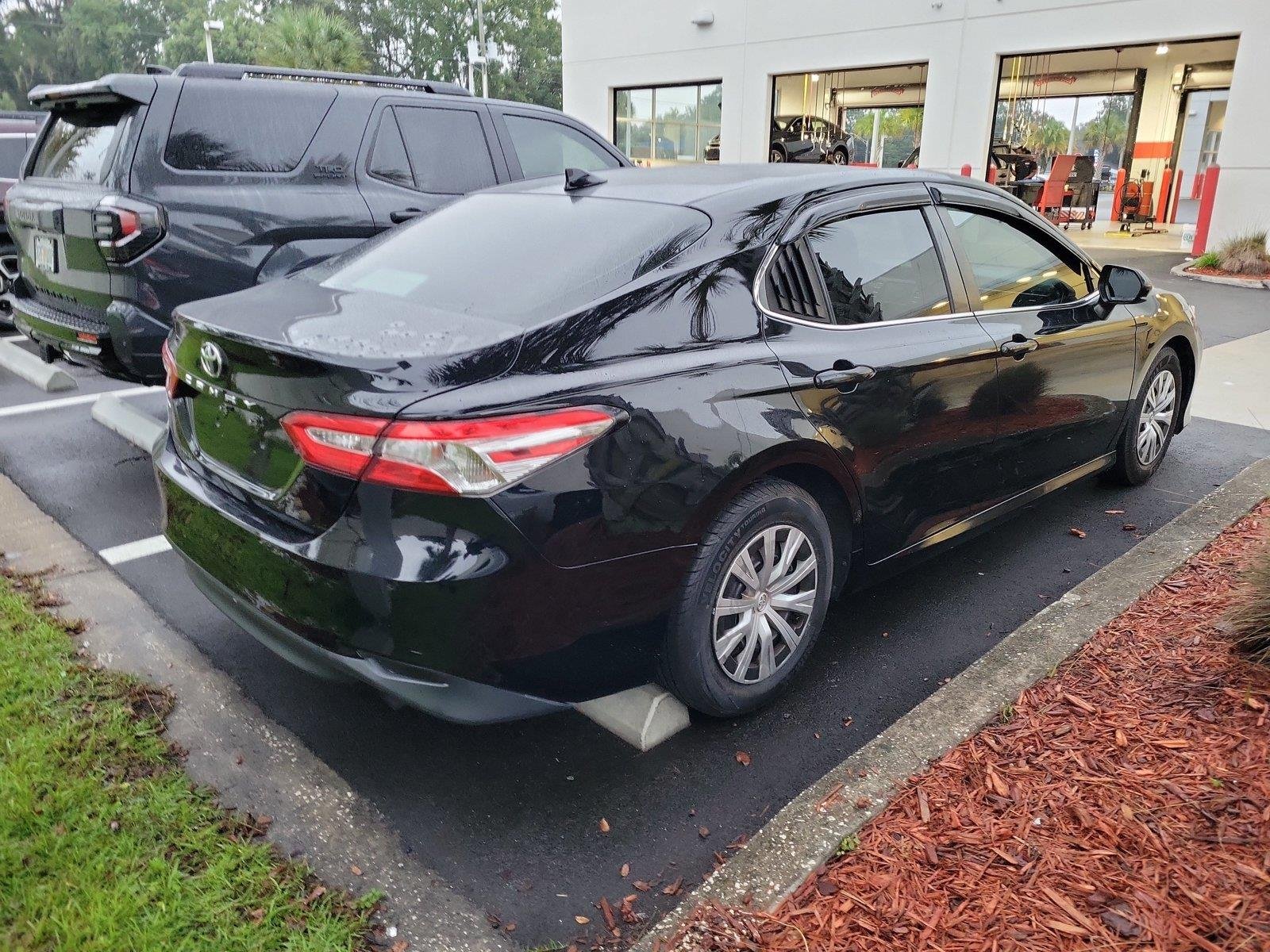 Used 2019 Midnight Black Metallic Toyota LE image 3