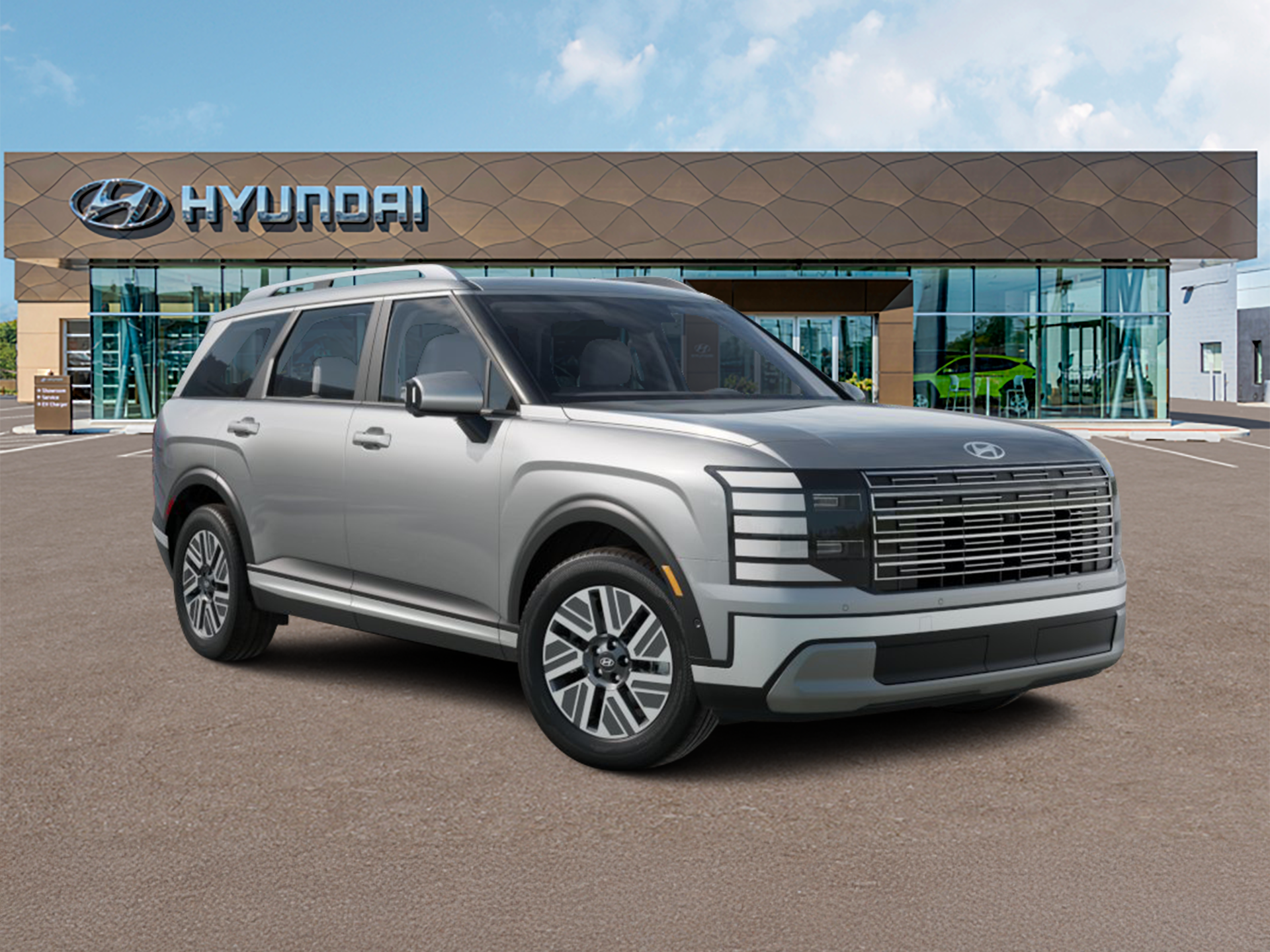 New 2027 Silver Hyundai Blue SEL Premium 7P image 7