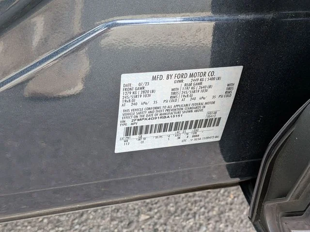 Used 2024 Blue Ford SE image 35