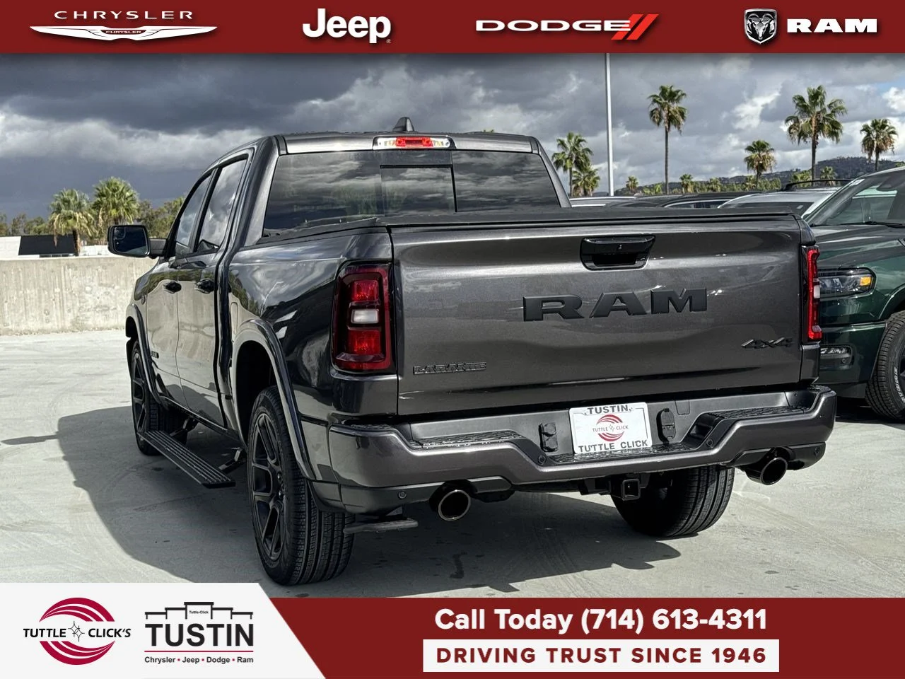 New 2027 Granite Crystal Metallic Clear-Coat Exterior Paint RAM Laramie image 12