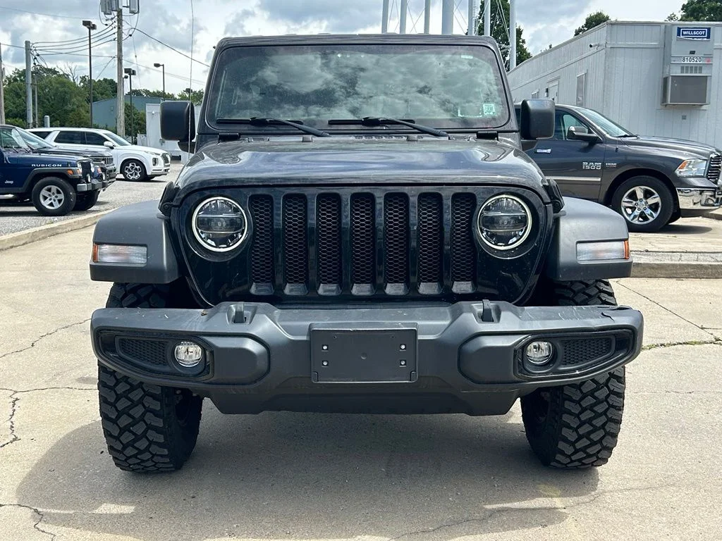 Used 2021 Black Jeep Unlimited Willys image 3