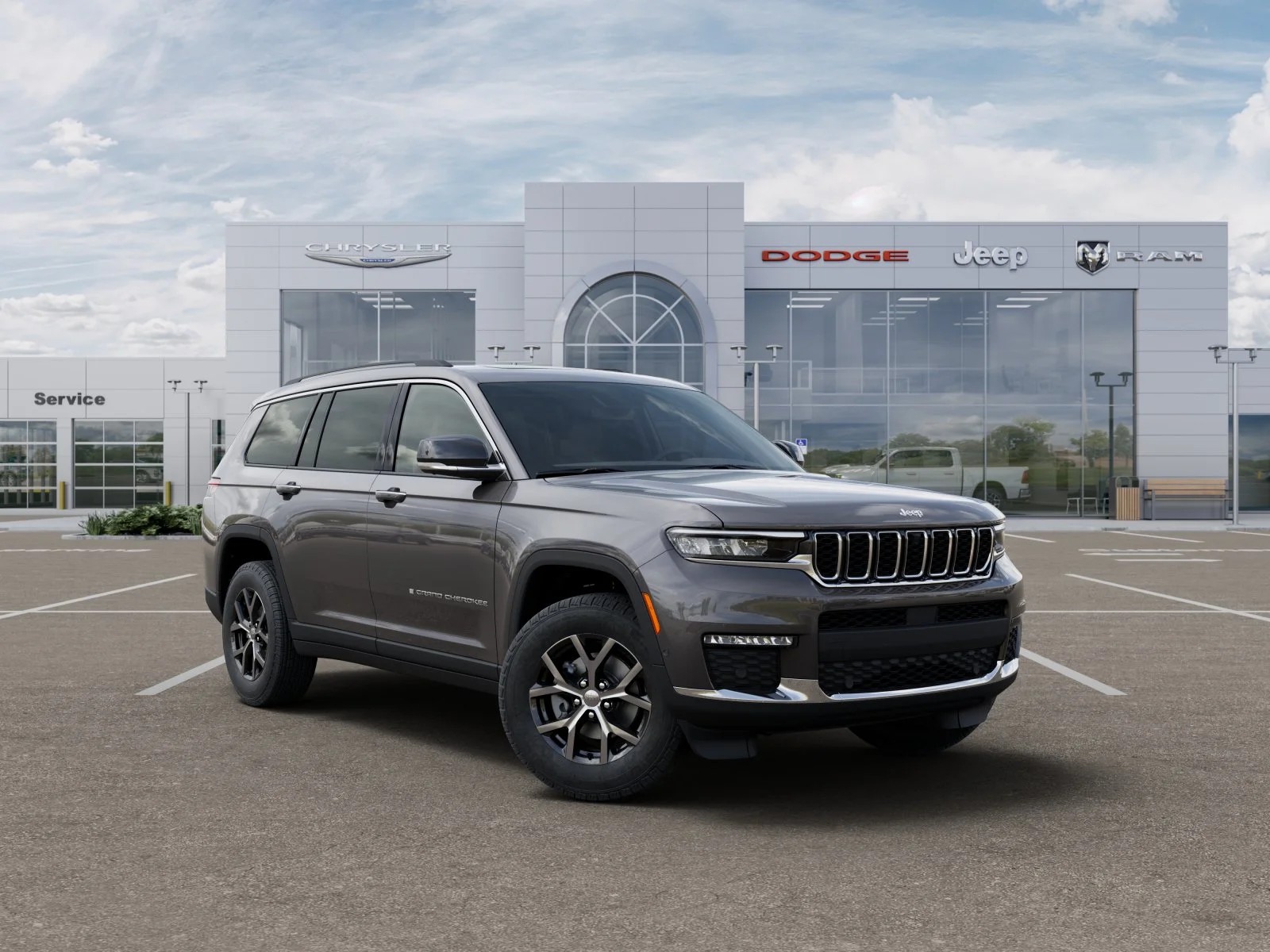 New 2025 Baltic Gray Metallic Clear-Coat Exterior Paint Jeep Limited image 32