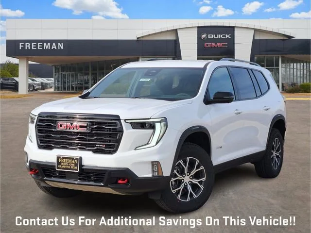 New 2026 GMC Acadia AT4
