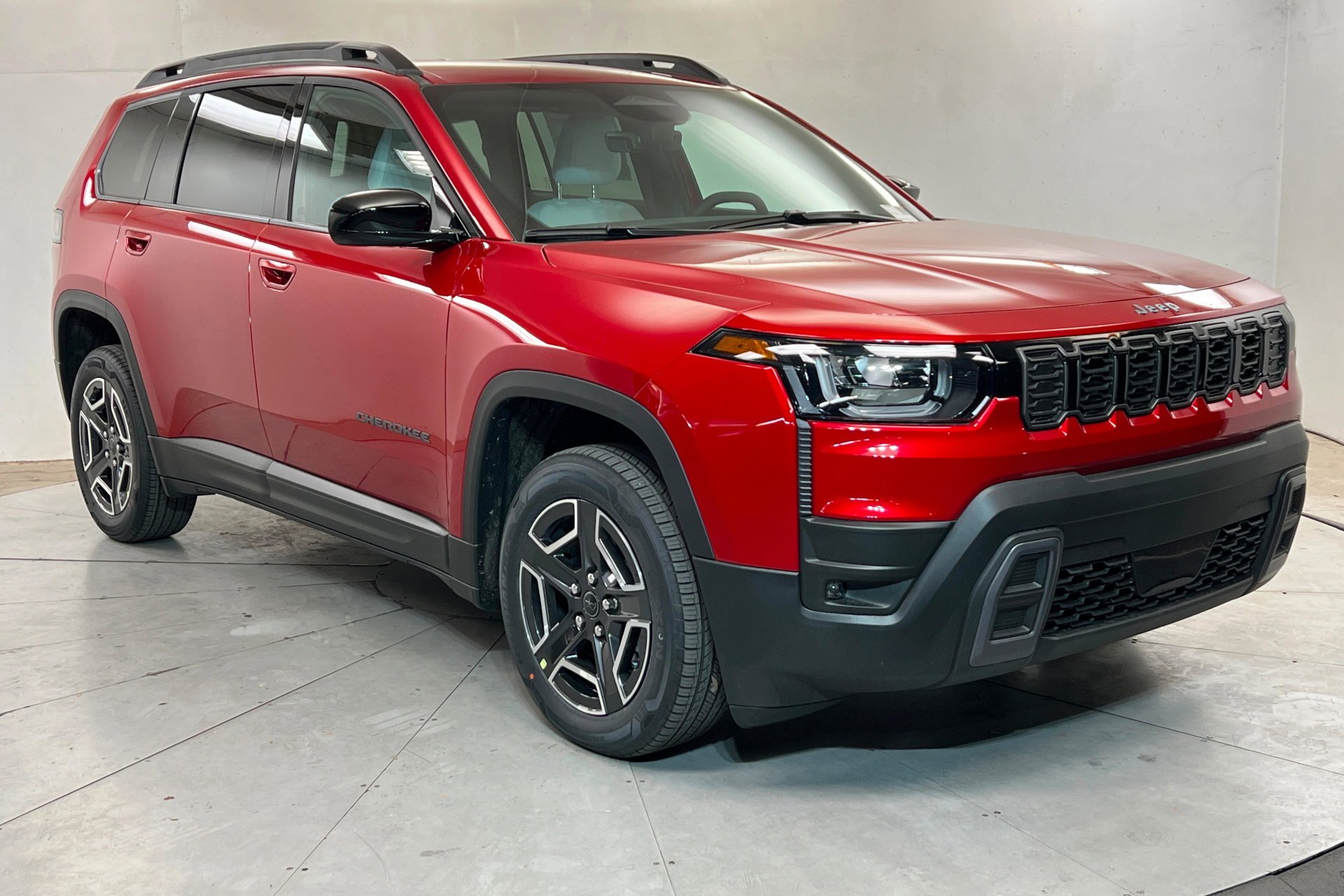 New 2026 Red Hot Pearl-Coat Exterior Paint Jeep Laredo image 8