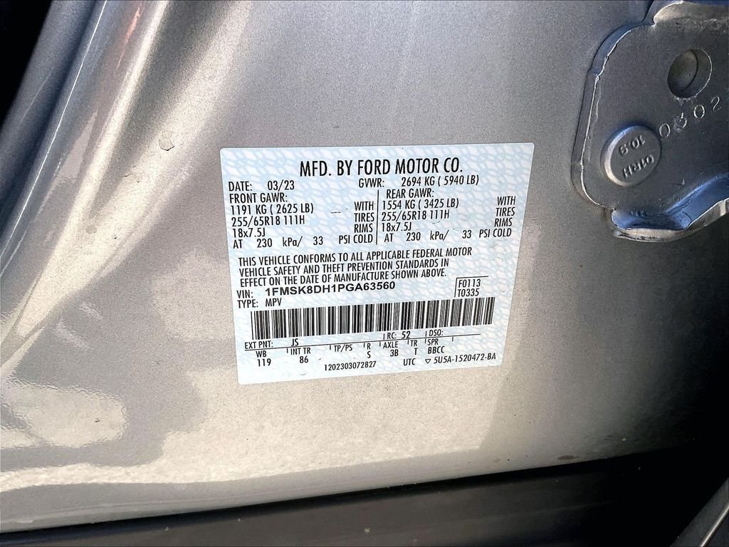 Used 2023 Iconic Silver Metallic Ford XLT image 31