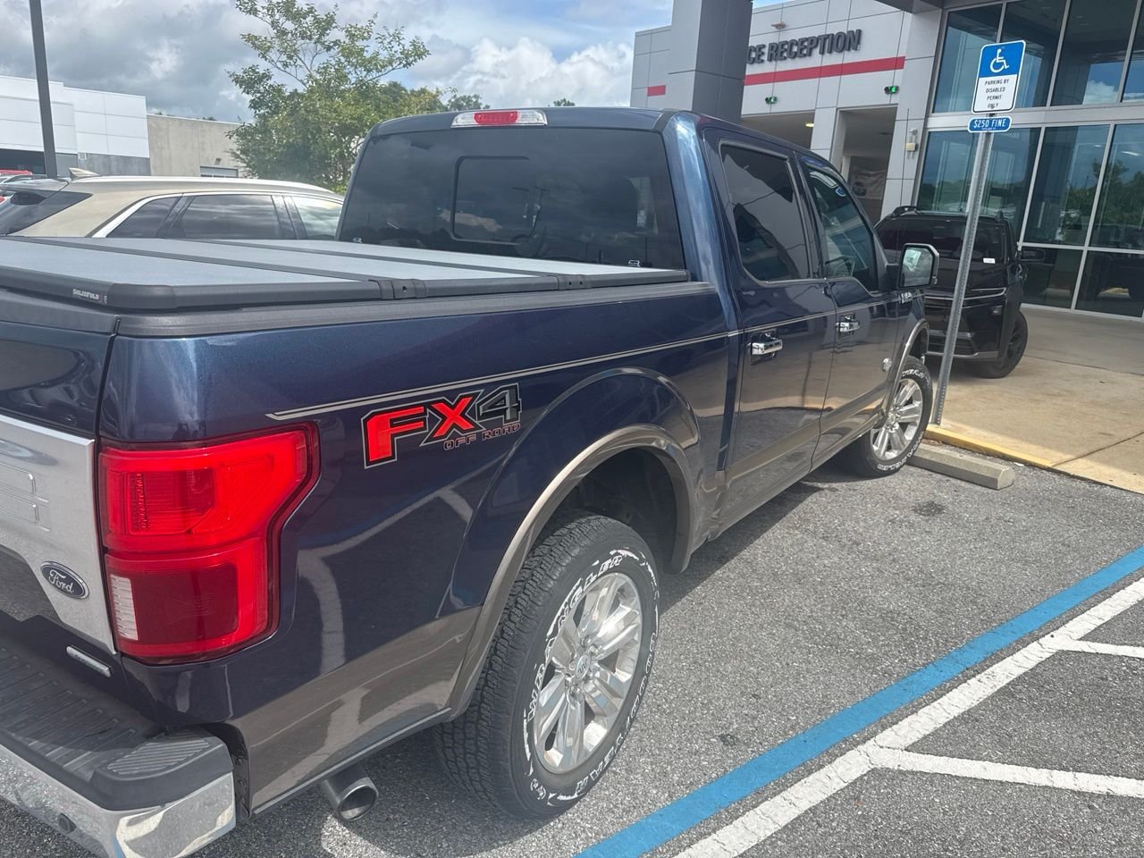 Used 2020 Blue Ford King Ranch image 3