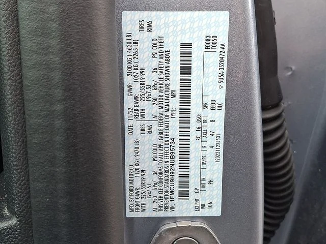 Used 2022 Blue Ford SEL image 27