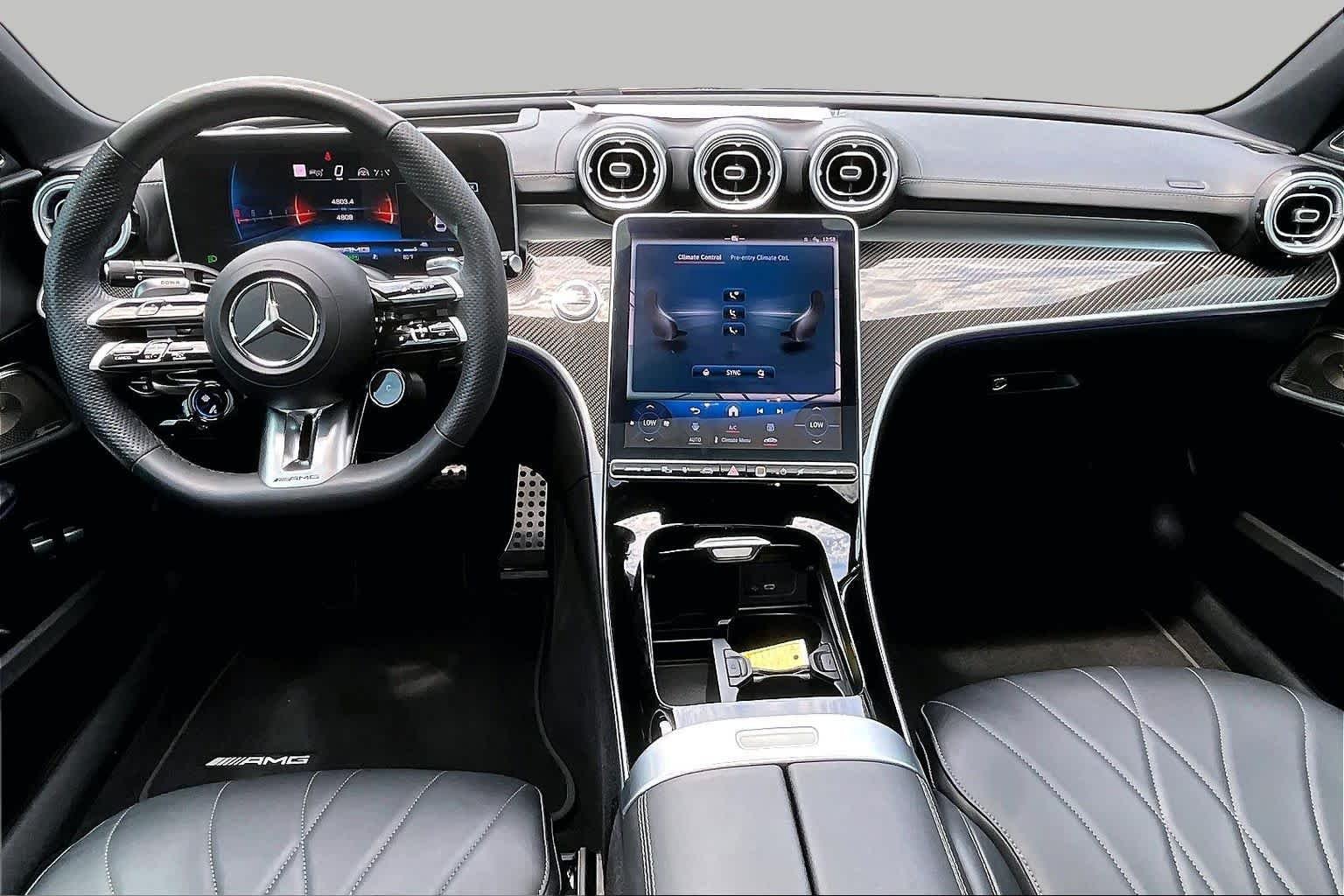 Used 2024 Obsidian Black Metallic Mercedes-Benz AMG® C 63 S E Performance image 31