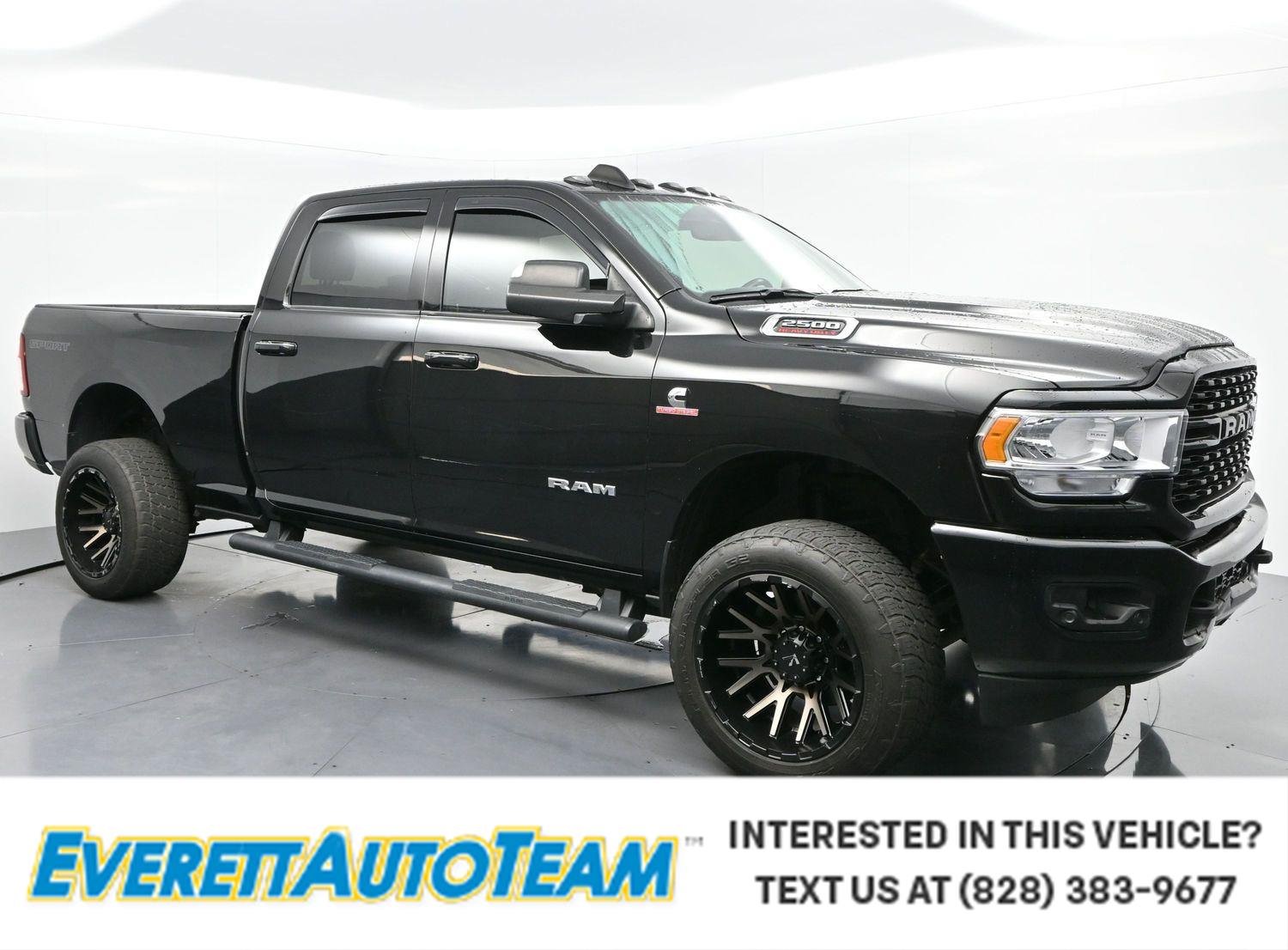 Used 2022 Diamond Black Crystal Pearlcoat Ram Big Horn image 1