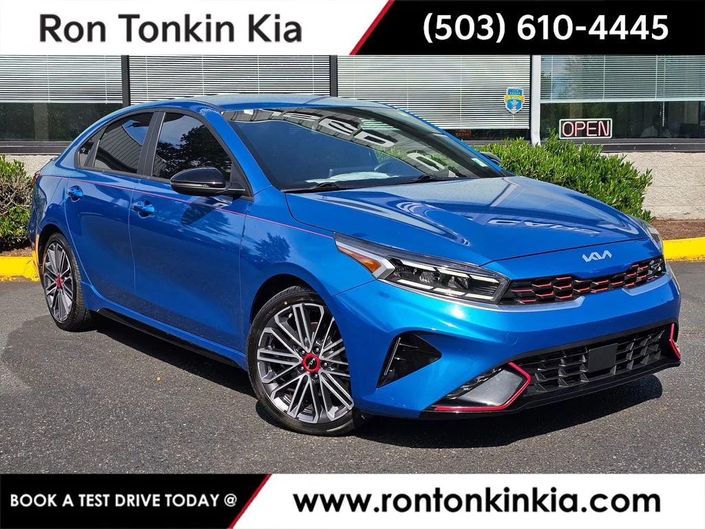 Used 2023 Sporty Blue Kia GT image 1