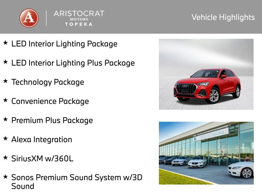 Used 2023 Audi Q3 S Line Premium Plus with VIN WA1EECF35P1032452 for sale in Kansas City