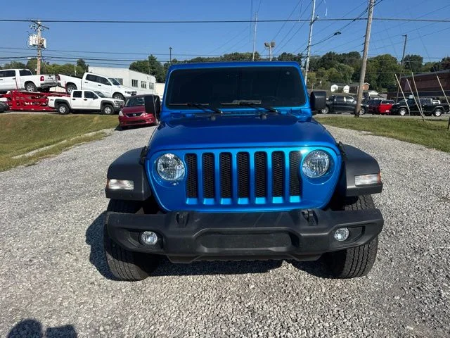 Used 2021 Blue Jeep Sport image 2