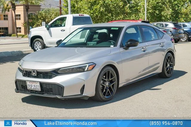 Used 2025 Solar Silver Metallic Honda Sport image 4