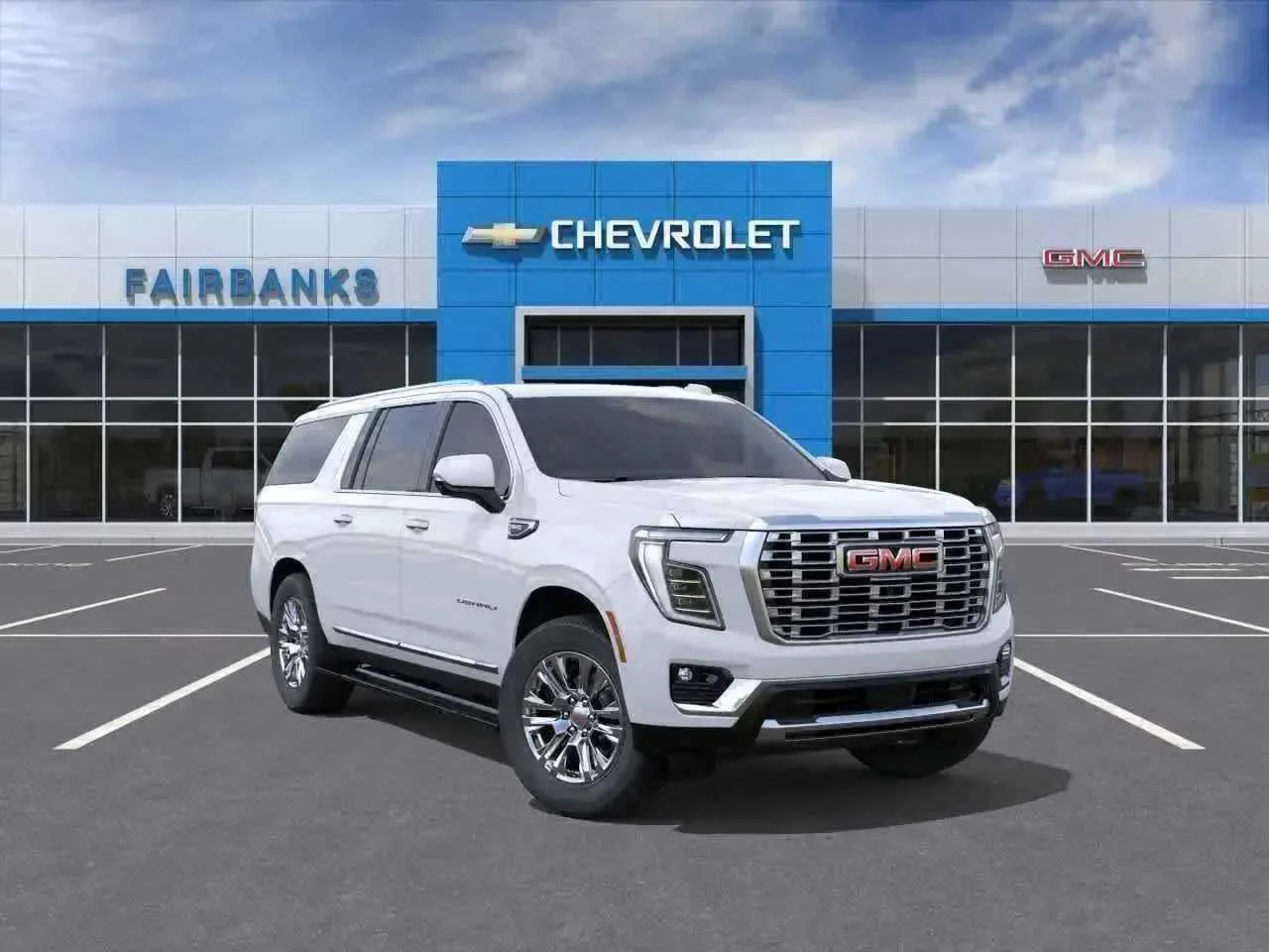 New 2026 Glacier White Tricoat GMC Denali image 1