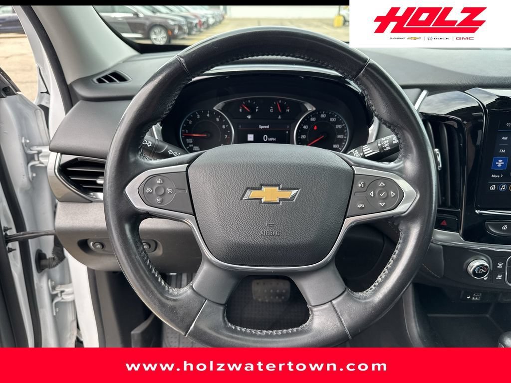 Certified Used 2021 SUMMIT WHITE Chevrolet LT Leather image 12