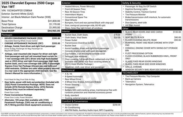 Used 2025 Summit White Chevrolet WT image 5