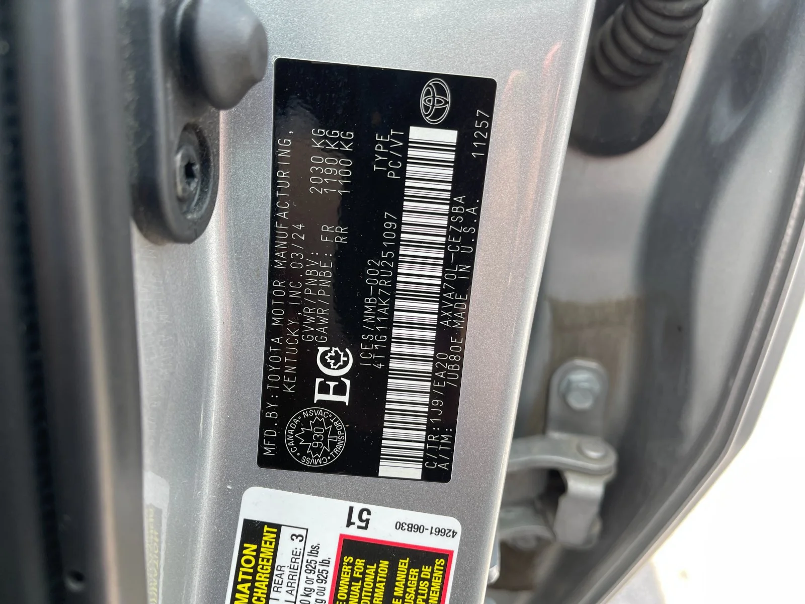 Used 2024 Silver Toyota SE image 30