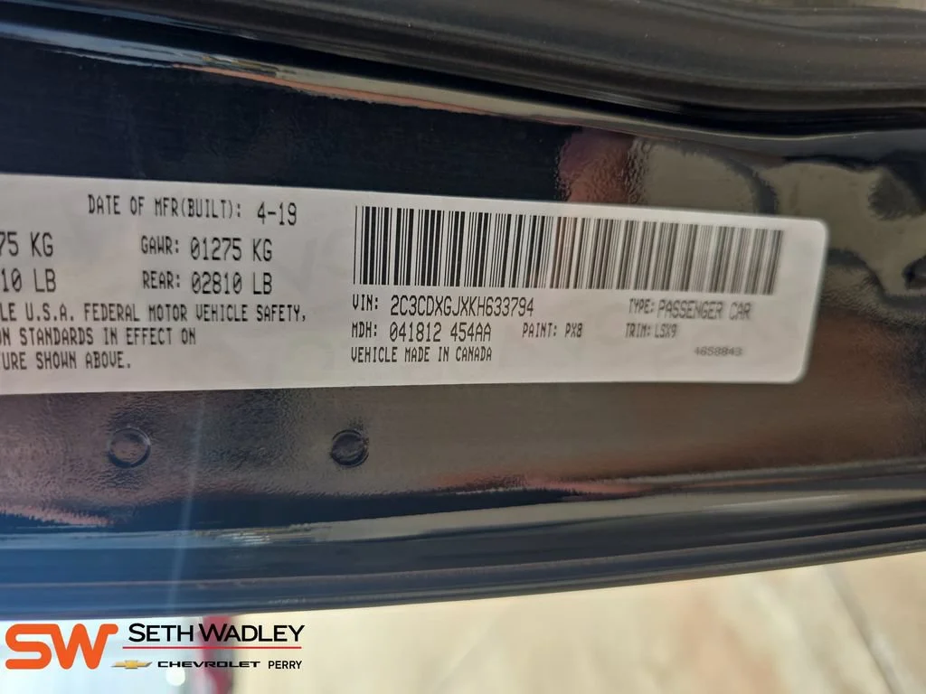 Used 2019 Black Dodge Scat Pack RWD image 36