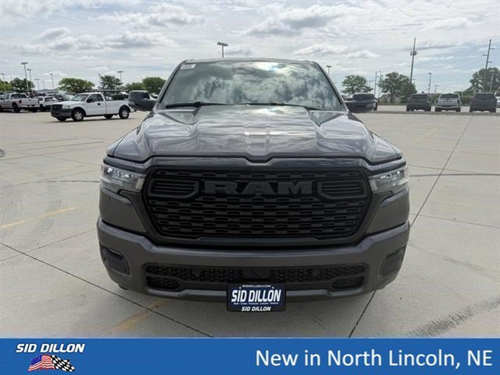 New 2026 Granite Crystal Metallic Clear-Coat Exterior Paint RAM Big Horn Crew Cab 4x4 5