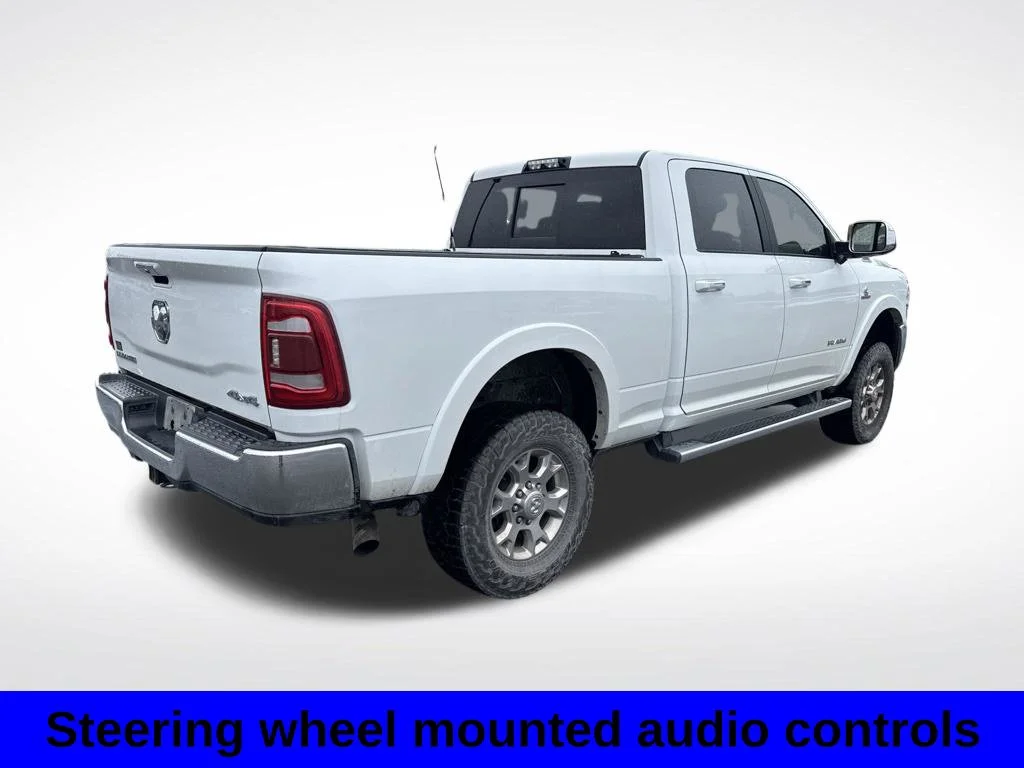 Used 2020 Bright White Clearcoat Ram Laramie image 4