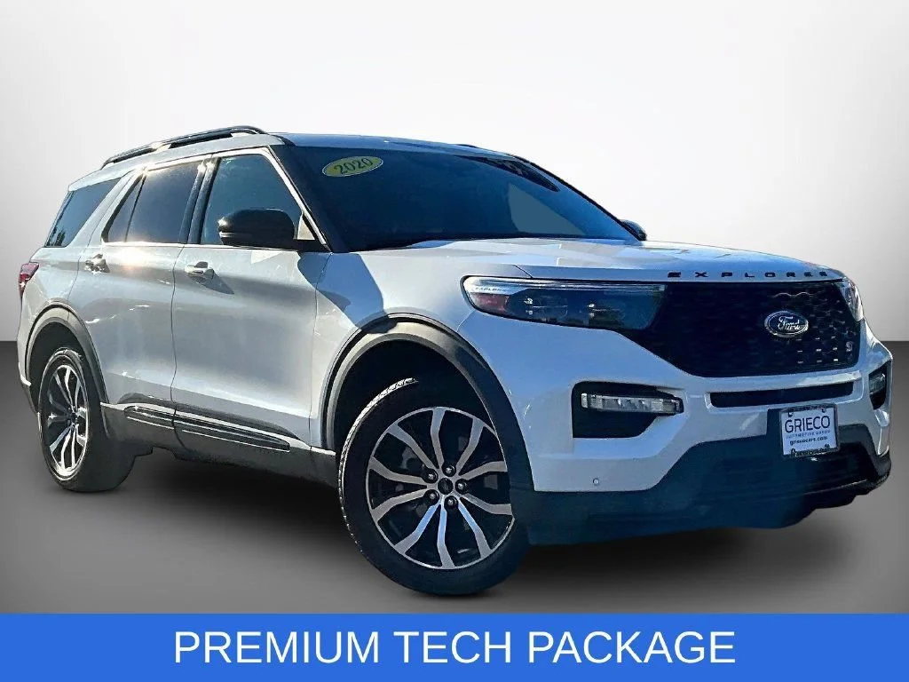 Used 2020 White Metallic Ford ST image 1