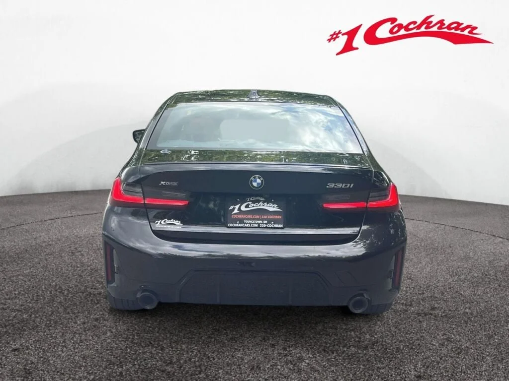 Certified Used 2025 Black Sapphire Metallic BMW 330i xDrive image 8