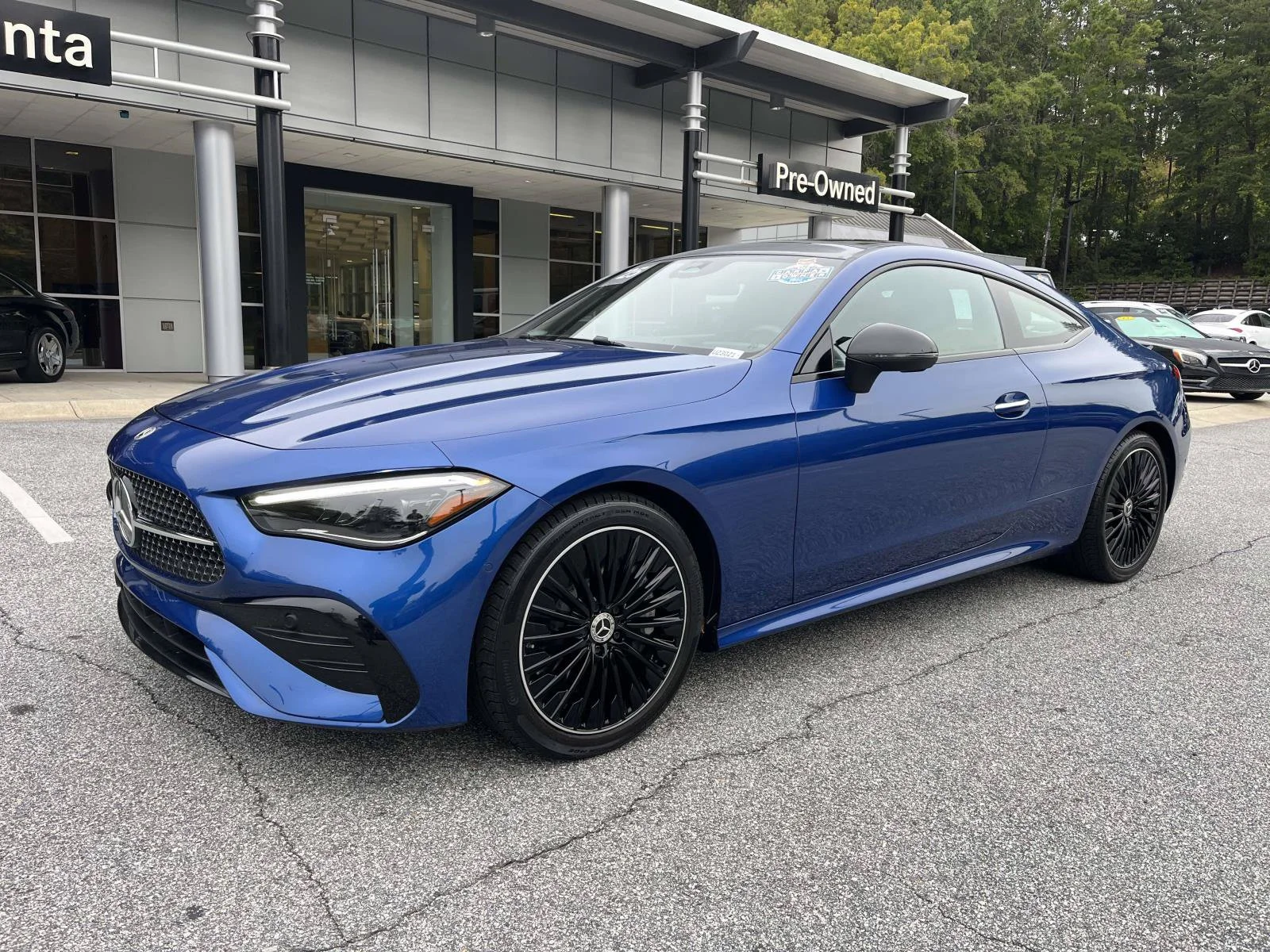 Certified Used 2025 Sterling Blue Metallic Mercedes-Benz CLE 450 4MATIC® Coupe image 3