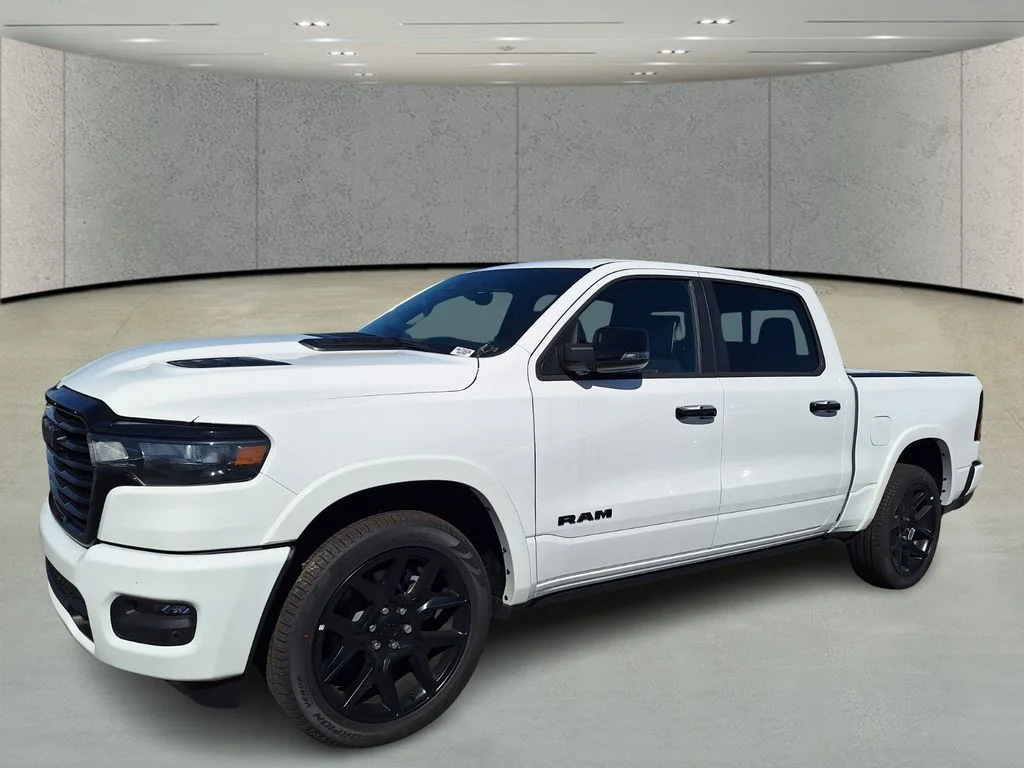 New 2026 Bright White Clear-Coat Exterior Paint RAM Laramie image 8