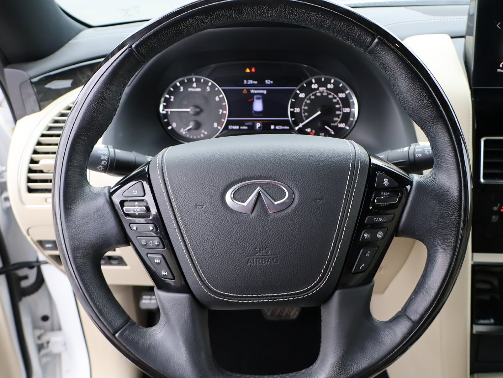 Used 2023 Moonstone White INFINITI Sensory image 35