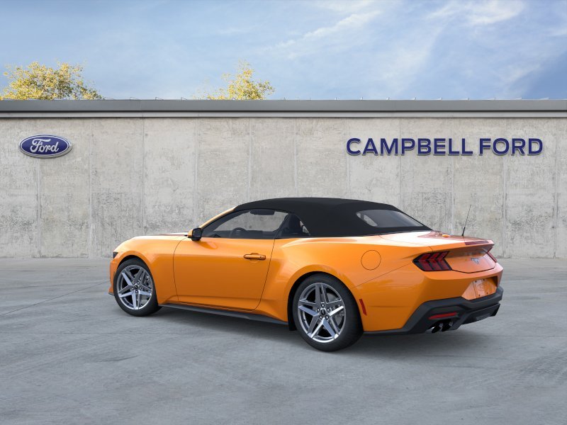 New 2026 Orange Fury Metallic Tri-coat Ford EcoBoost® Convertible image 12