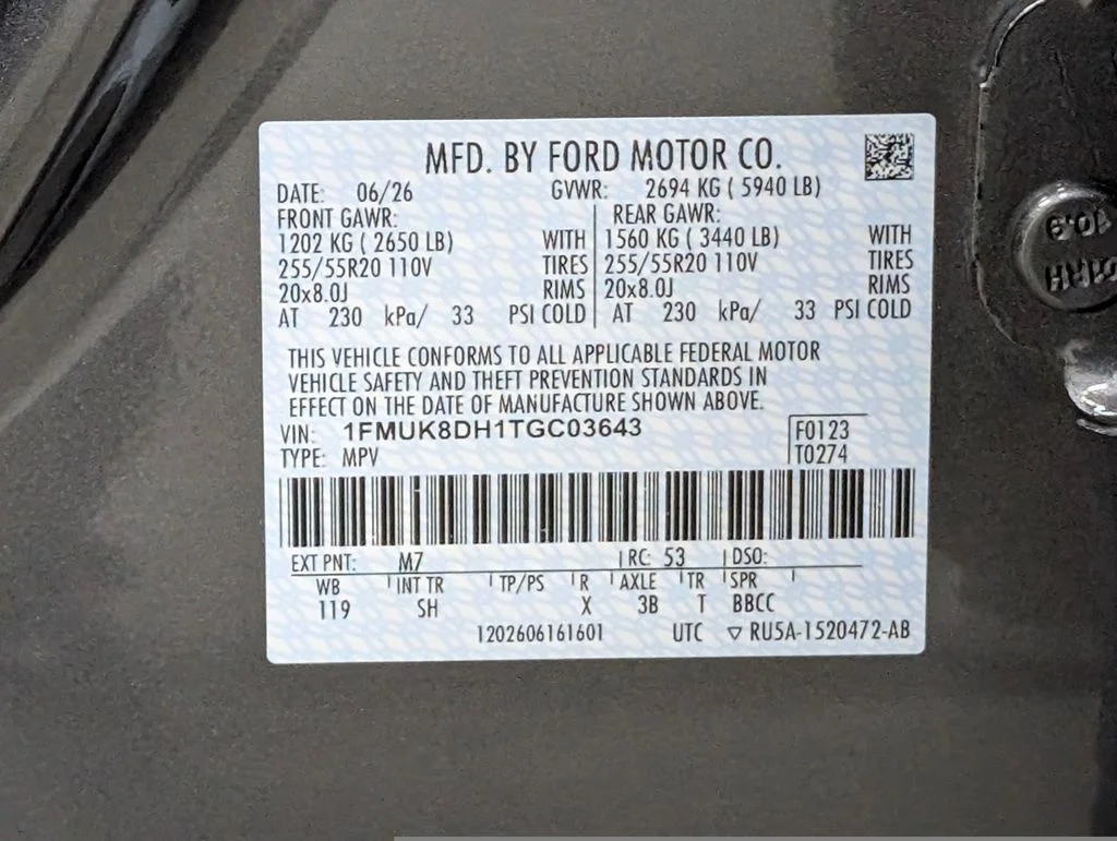 New 2026 Carbonized Gray Metallic Ford Active image 23