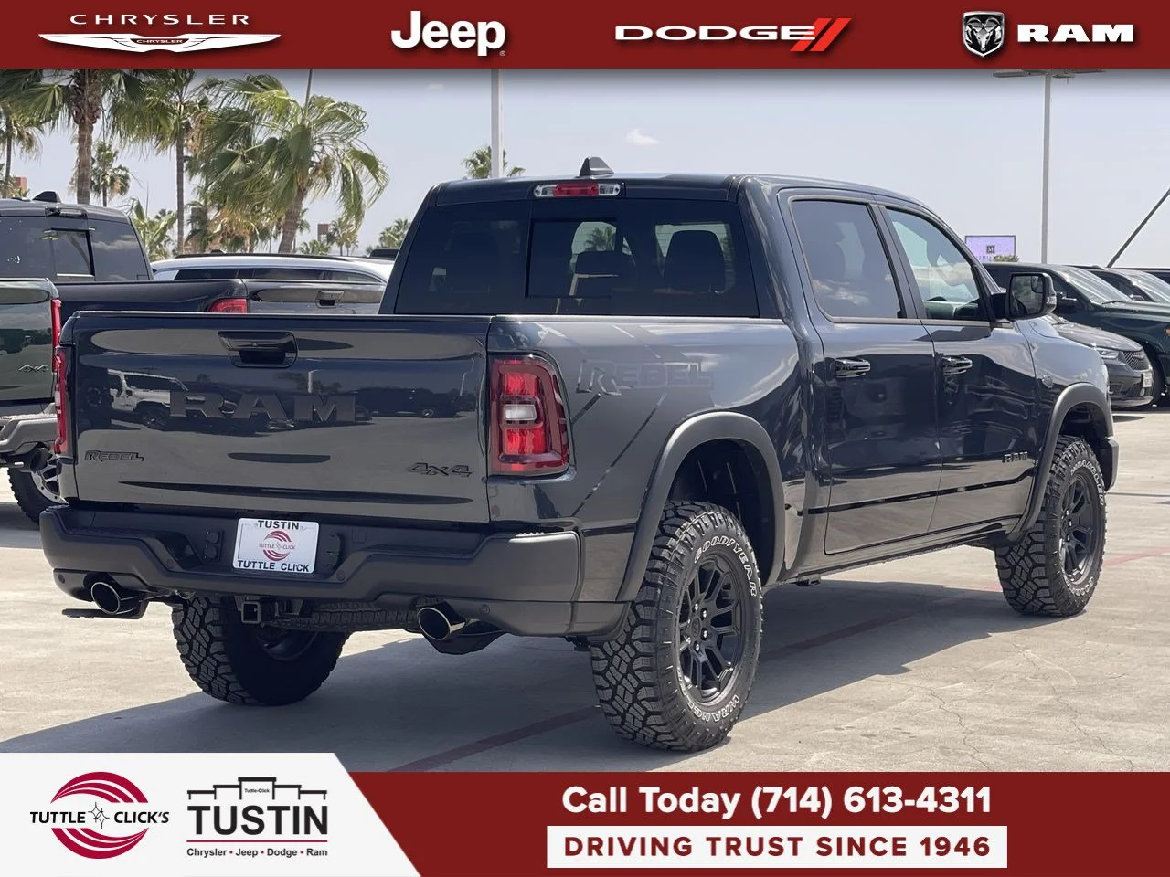 New 2027 Forged Blue Metallic Exterior Paint RAM Rebel image 12