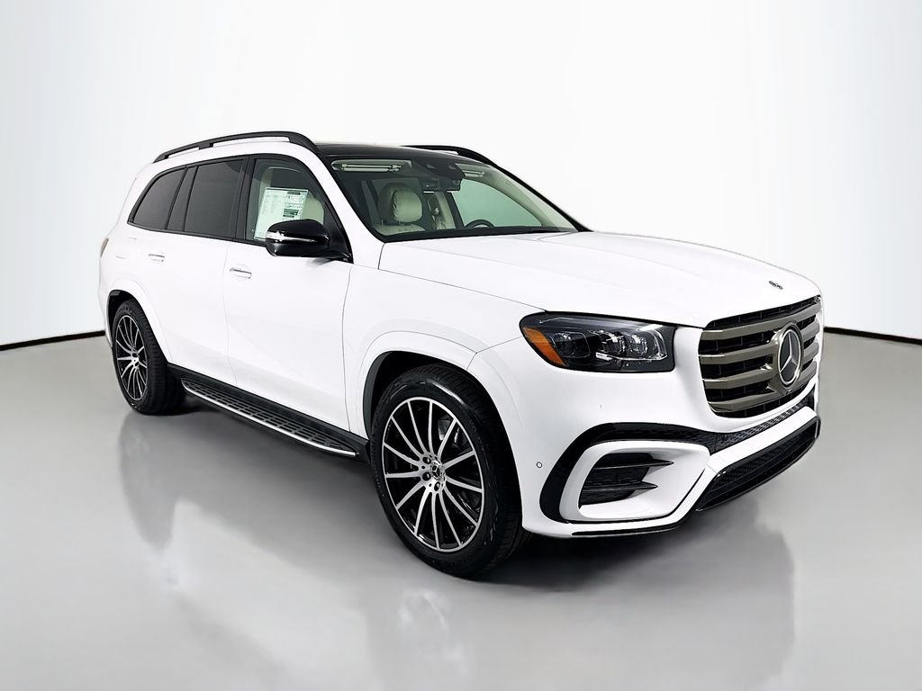 New 2026 MANUFAKTUR Moonlight White Metallic Mercedes-Benz GLS 580 image 7