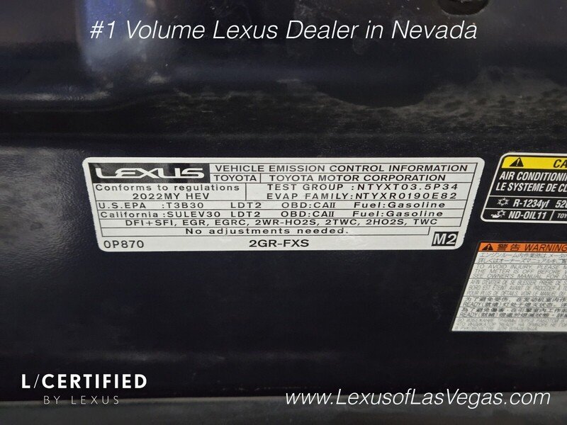Certified Used 2022 Mica Lexus AWD image 29