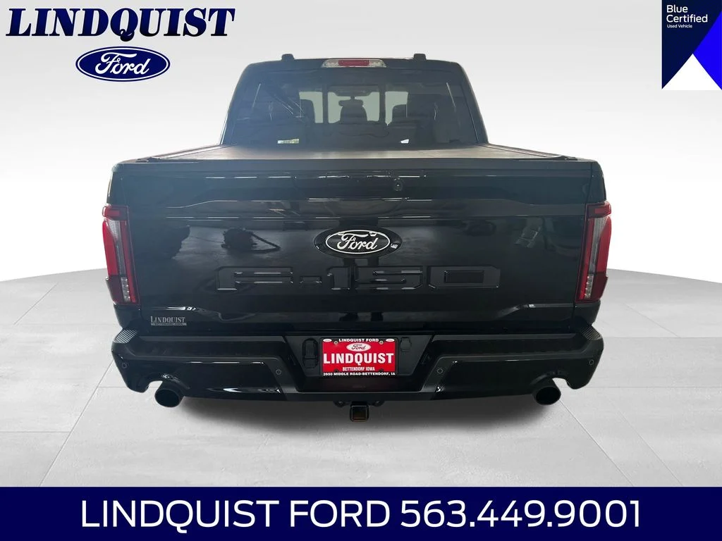 Certified Used 2024 Black Metallic Ford Lariat image 4