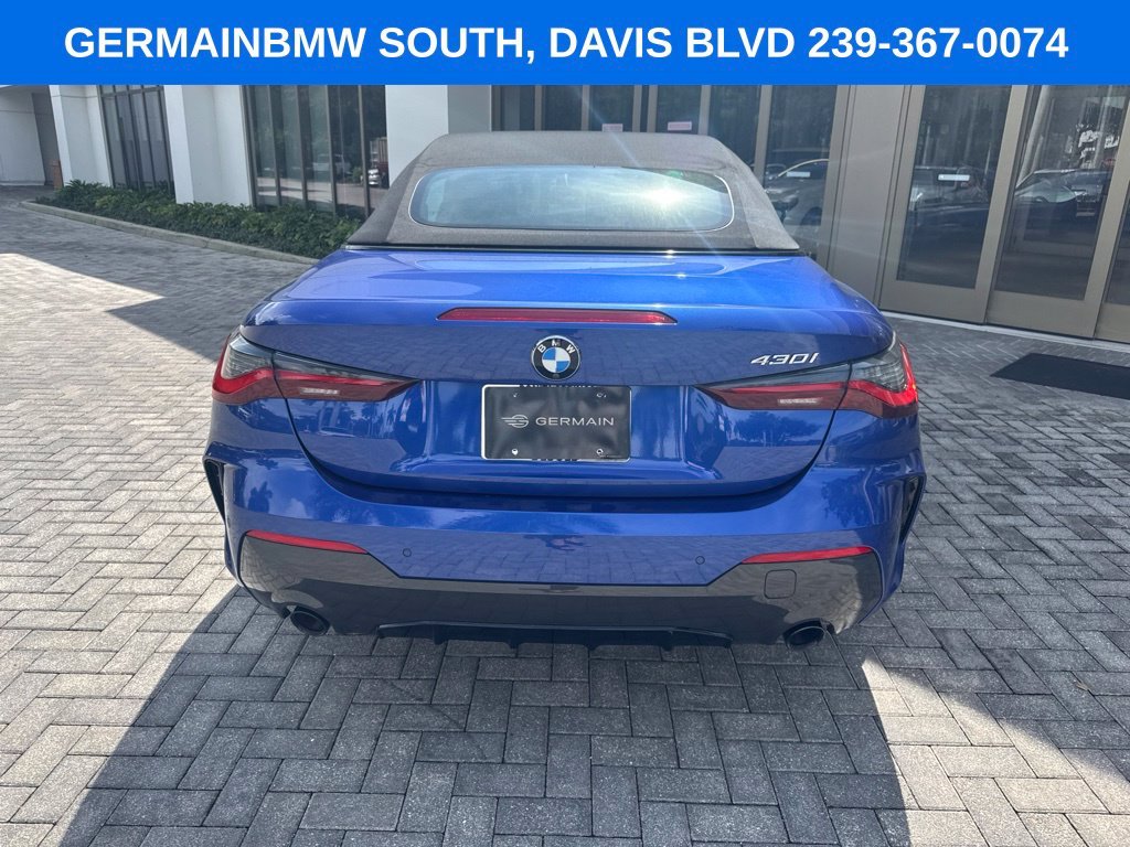 Used 2021 Blue Metallic BMW 430i image 5
