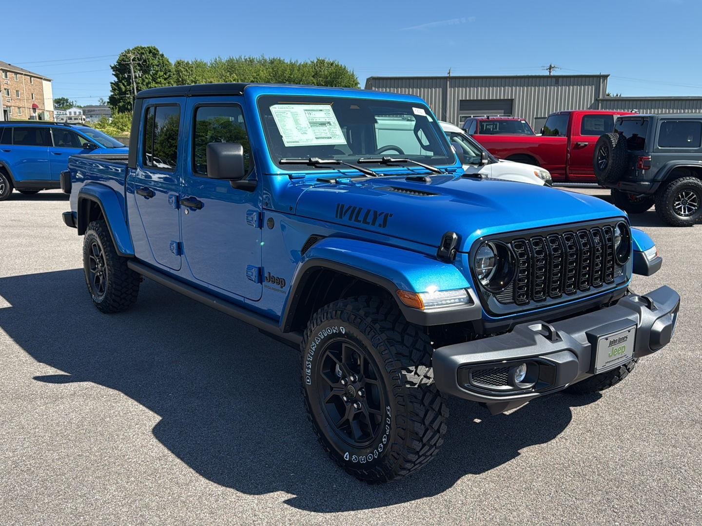 New 2026 Hydro Blue Pearl-Coat Exterior Paint Jeep Willys image 2