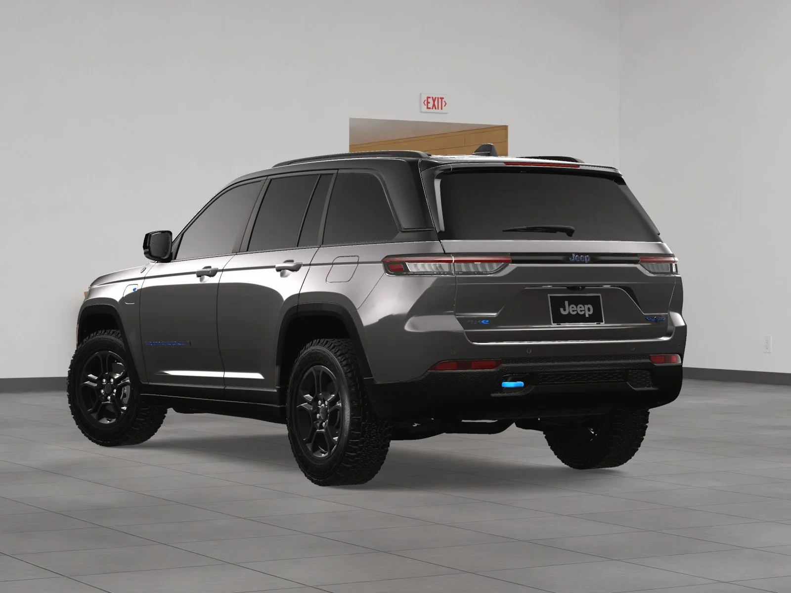 New 2024 Baltic Gray Metallic Clear-Coat Exterior Paint Jeep Trailhawk 4xe image 34
