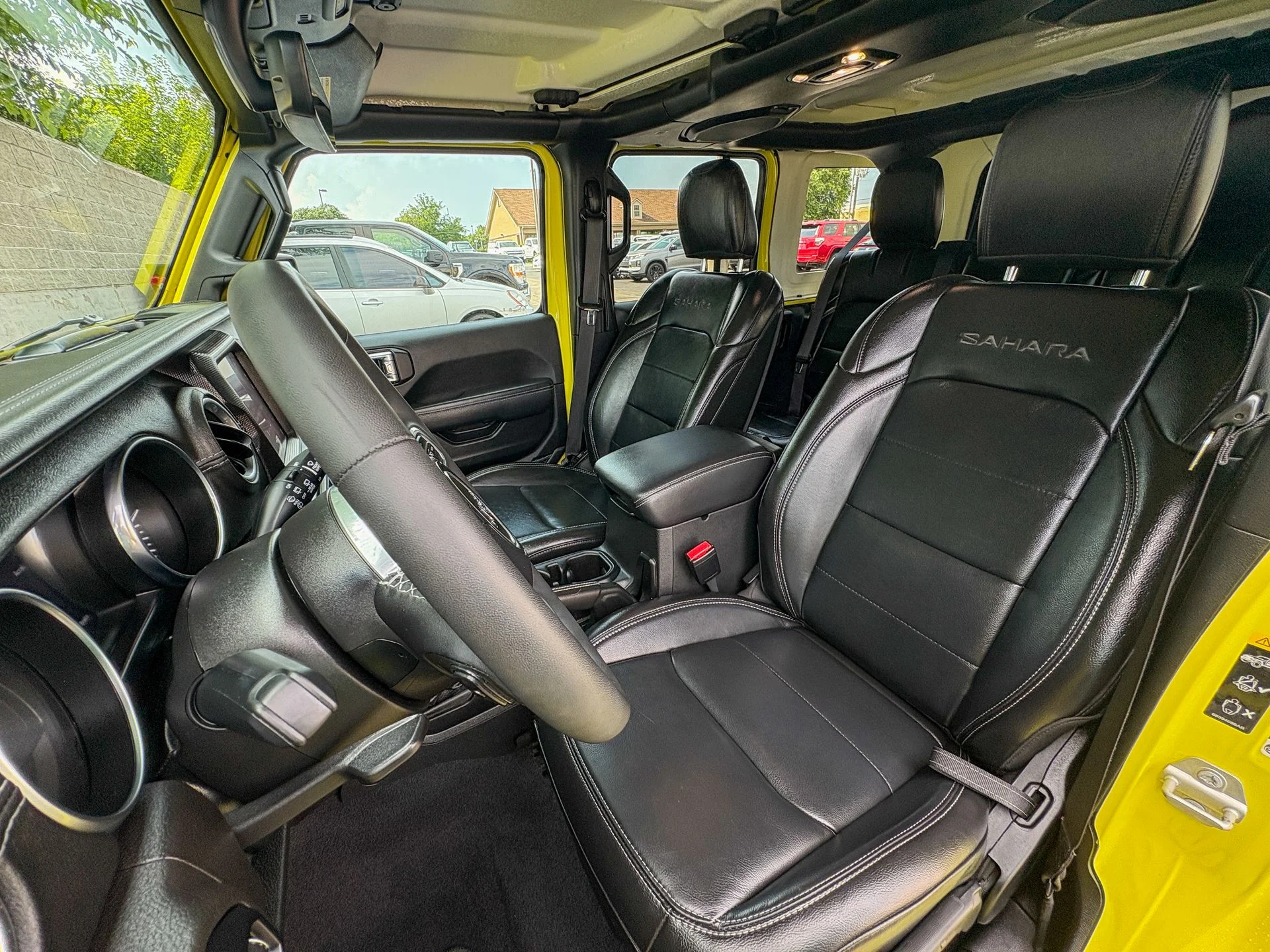 Used 2023 Yellow Jeep Sahara 4xe image 24