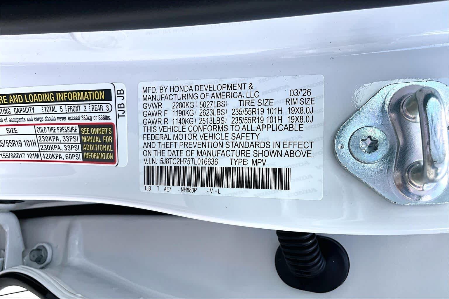 New 2026 Platinum White Pearl Acura w/Advance Package image 22
